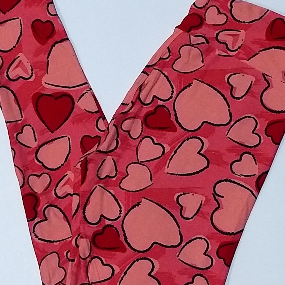 Pick 2 PAIR for $35 LuLaRoe Valentine's Leggings